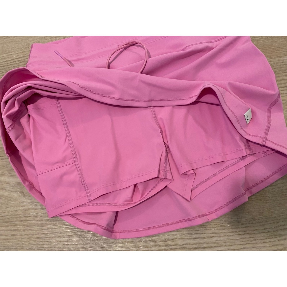 NWOT Vuori Daily Skirt L Azalea Pink Skort Tennis Pickleball Athleisure VW3102 - Picture 9 of 13